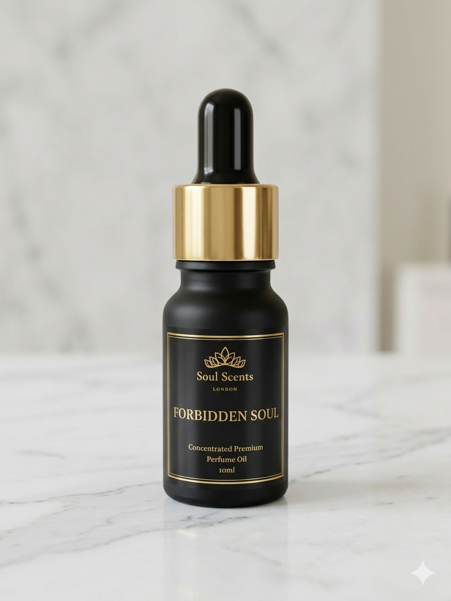 Soul Scents London Forbidden Soul Premium Perfume Oil – Luxury Alcohol Free Long Lasting Unisex Fragrance