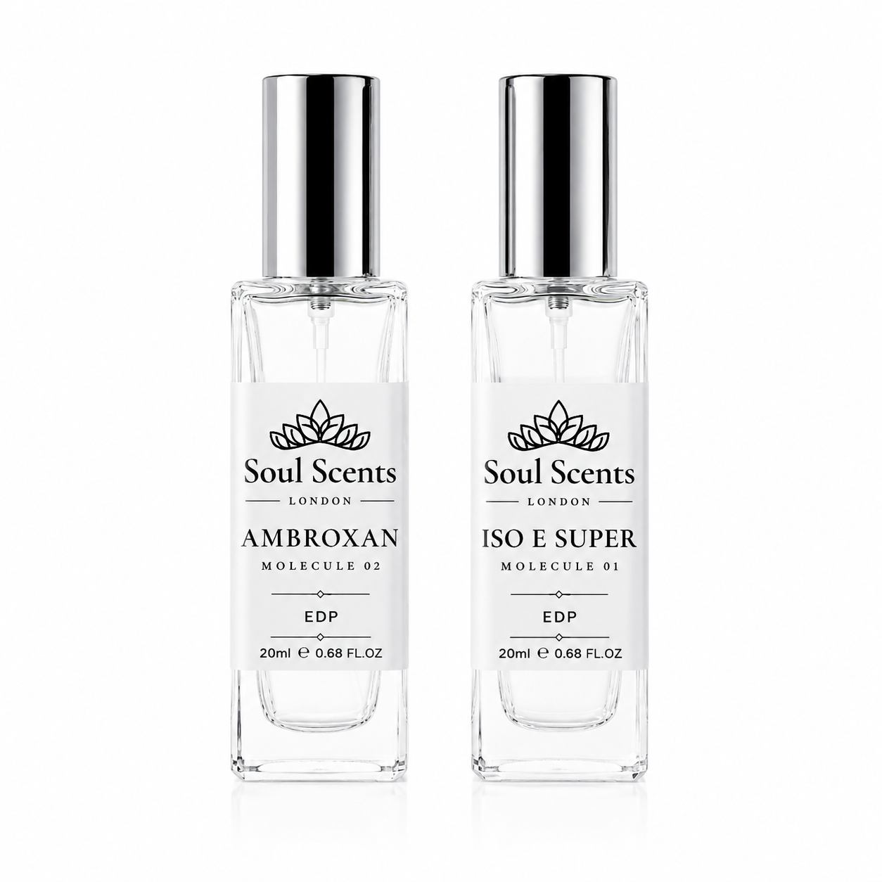 Iso E Super Molecule 01 + Ambroxan Molecule 02 | 2 × 20ml EDP set