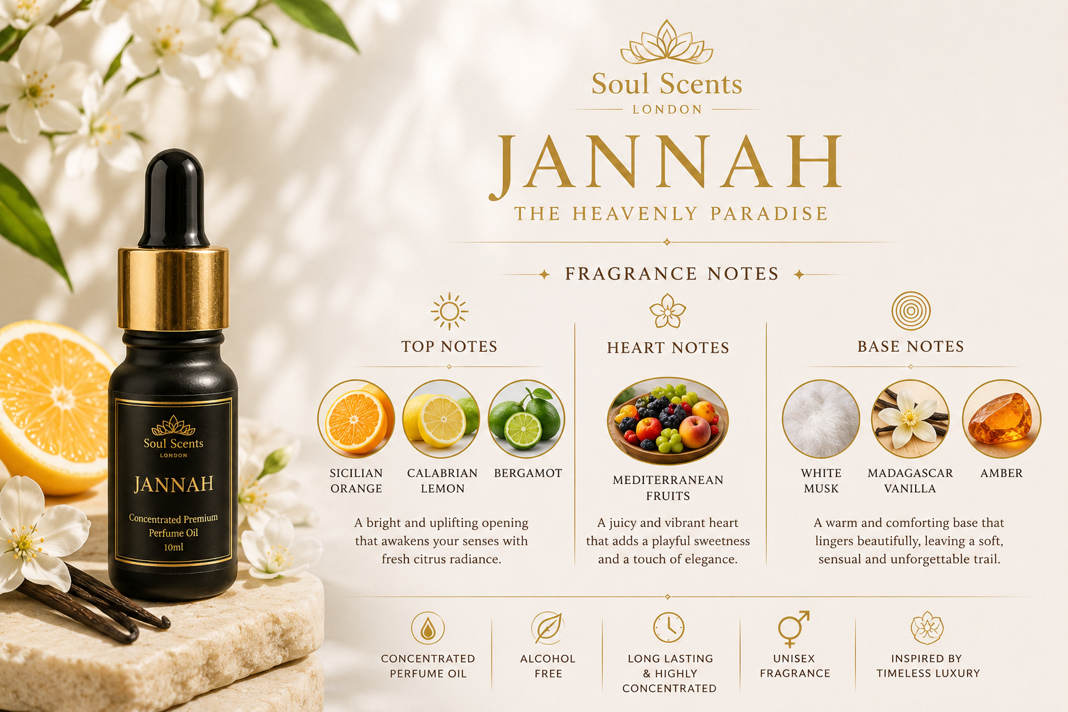 Jannah  Perfume Oil Unisex