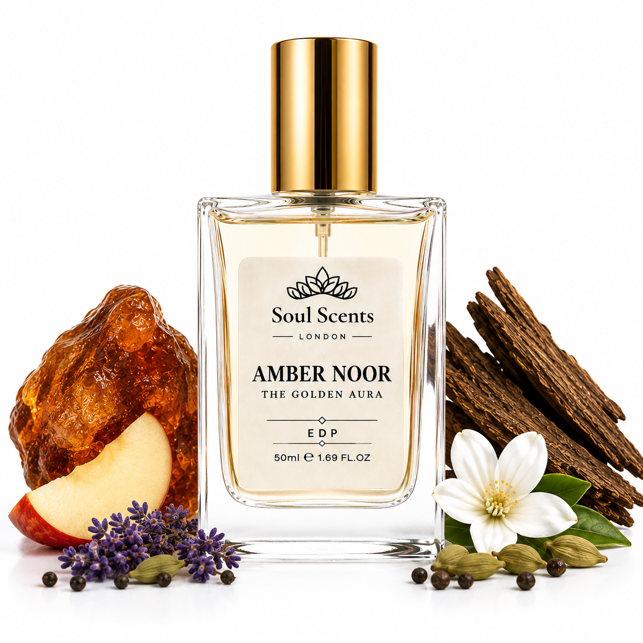 AMBER NOOR – THE GOLDEN AURA

50ml Eau de Parfum | Unisex / Masculine leaning